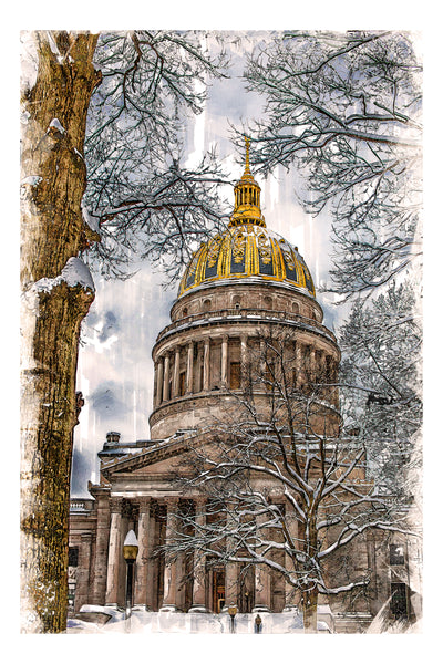 Re-Imagined Winter WV State Capitol